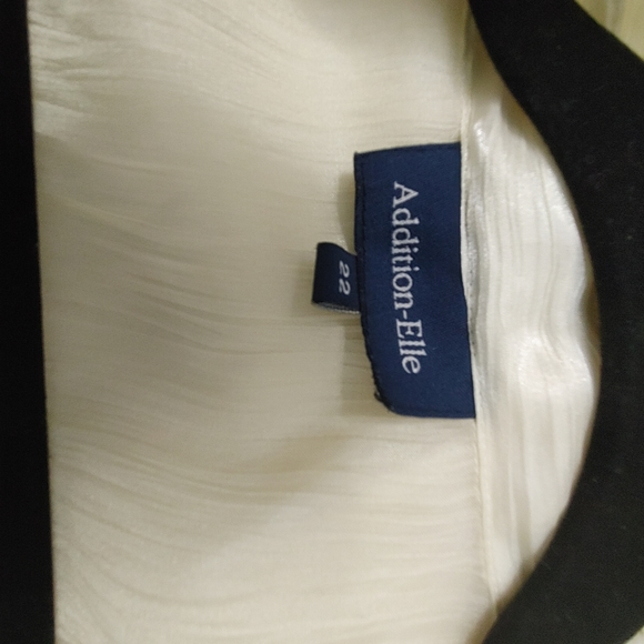 Addition-Elle Chiffon Long Sleeve Blouse Size 22 - Picture 7 of 8